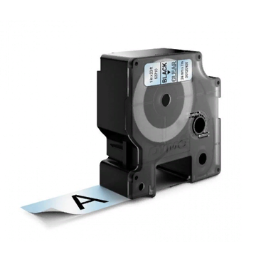 Картридж с виниловой лентой D1 для принтеров Dymo, пластик, 24 мм х 7 м, прозрачный (DYMO53710) - фото