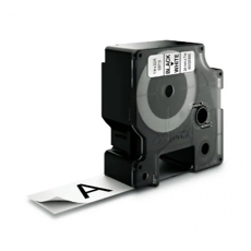 Картридж с виниловой лентой D1 для принтеров Dymo, пластик, 24 мм х 7 м, белый (DYMO53713)