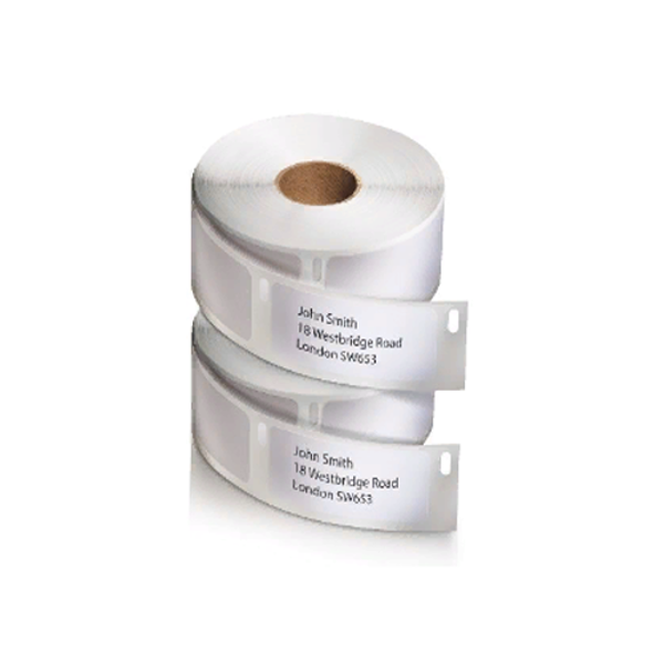 Самоклеящаяся термоэтикетка для принтеров Dymo Label Writer, белые, 89 мм x 28 мм, 130 шт/рулон (DYMO99010)