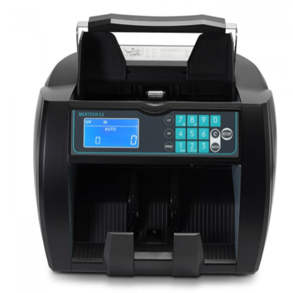Мультивалютный счетчик банкнот MERTECH C-3 Black MER5516