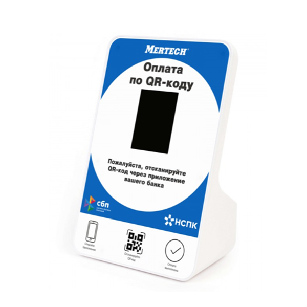 Дисплей QR-кодов MERTECH QR-PAY BLUE