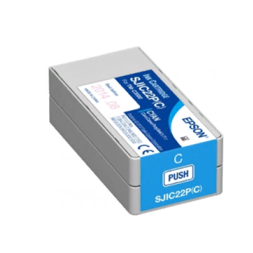 Картридж Epson SJIC22P(C) для принтеров TM-C3500 (Cyan) C33S020602CH - фото