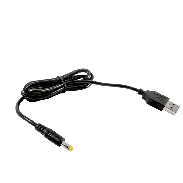 Кабель DC на USB для зарядки через подставку для терминалов UROVO i3000/i3100/i6100/i6200/v5100/v5000 (ACC-USB-DC-01)