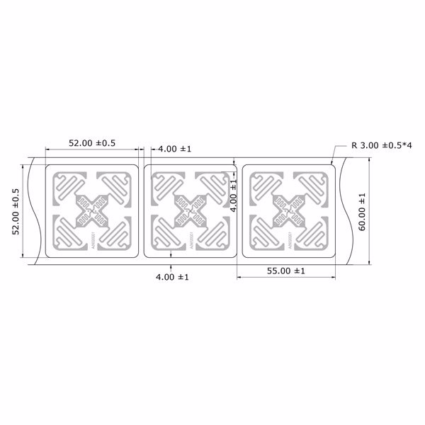 RFID-этикетка BT 0295A M4D 0295A-M4D-5252PL