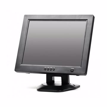 POS-монитор 12" АТОЛ LM12 (Rev.2), TFT LCD, VGA, не сенсорный, черный 60501 - фото