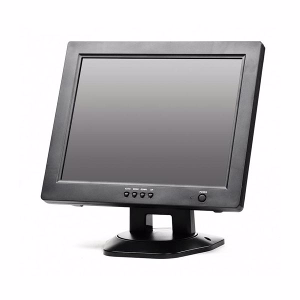 POS-монитор 12" АТОЛ LM12 (Rev.2), TFT LCD, VGA, не сенсорный, черный 60501