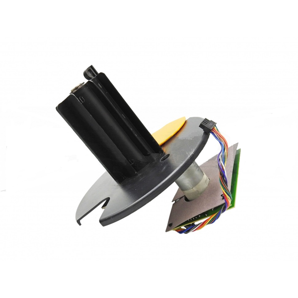 Шпиндель перемотки этикетки в сборе с двигателем и платой Zebra ZT421 P1058930-059