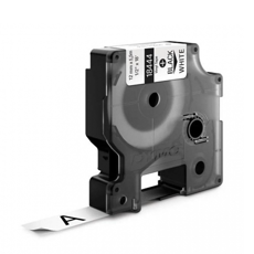 Картридж c виниловой лентой для принтеров Dymo Rhino, черный шрифт, белый (DYMO18444)