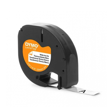Картридж c нейлоновой лентой для принтера Dymo LetraTag для ткани, белый (S0718850) - фото