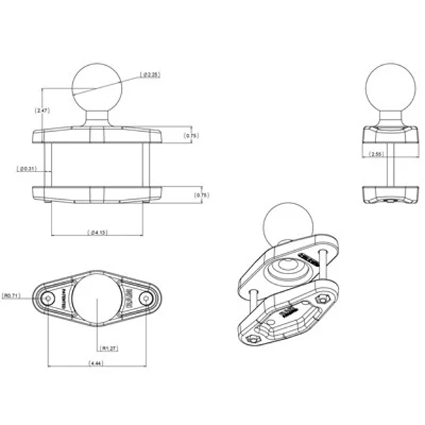 П-образная струбцина RAM-D-247U-4