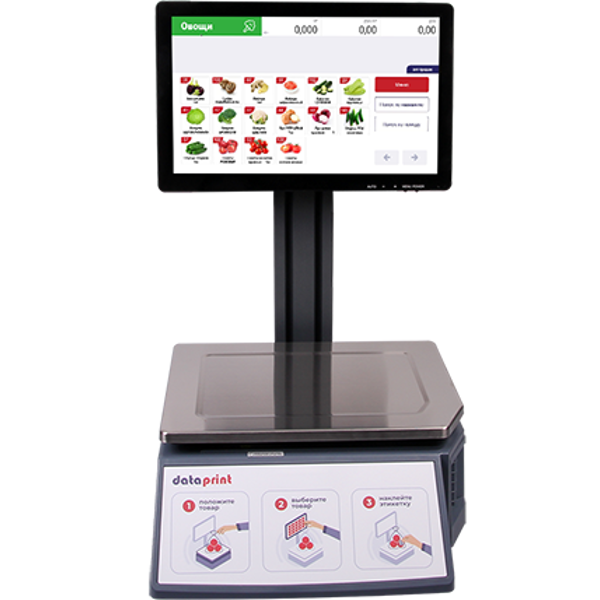 Весы самообслуживания DP Falcon 15" с печатью этикеток DP044/DP