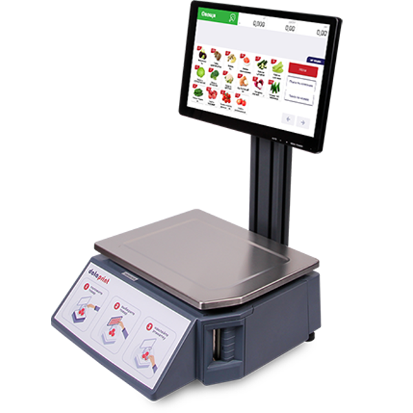 Весы самообслуживания DP Falcon 15" с печатью этикеток DP035/DP