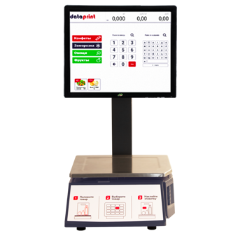 Весы самообслуживания DP Falcon 19" с печатью этикеток DP040/DP - фото