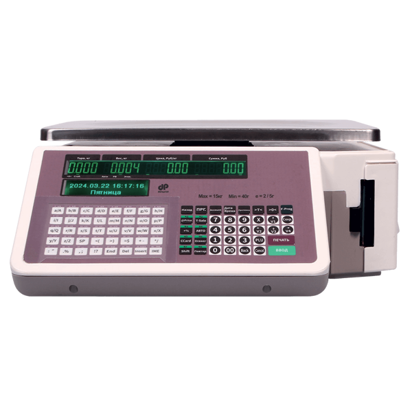 Весы электронные DP Wasp B с печатью этикеток DP500