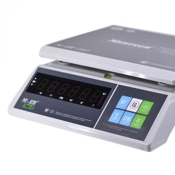 Фасовочные настольные весы MERTECH M-ER 326 AFU-15.1 "Cube" LED USB MER3868