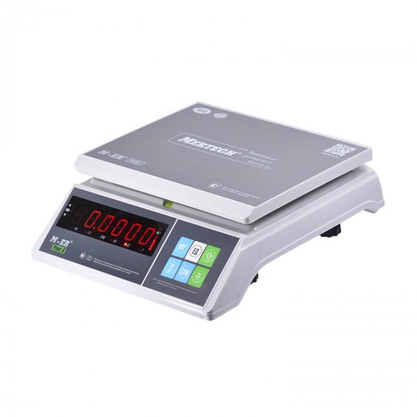 Фасовочные настольные весы MERTECH M-ER 326 AFU-15.1 "Cube" LED USB MER3868