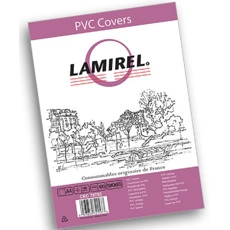 Обложки Lamirel Transparent A4, PVC, дымчатые, 150мкм (LA-78783)