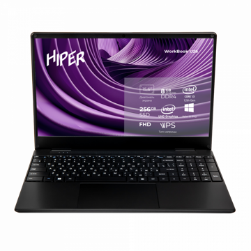 Ноутбук HIPER Workbook U26 U26-15FII3123R8S2WPG - фото