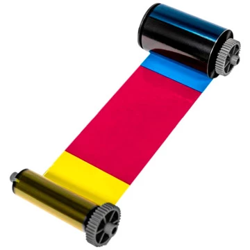 Полноцветная лента YMCFK с УФ панель на 500 оттисков для Advent SOLID-810 (ASOL8-YMCFK500) - фото