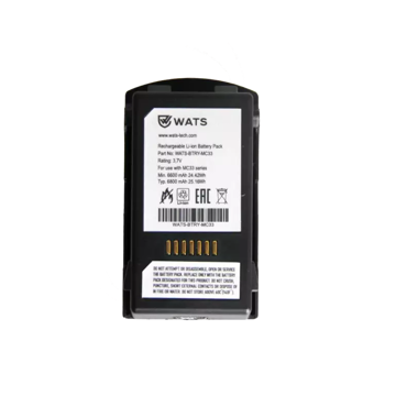 Аккумуляторная батарея 6800 mAh WATS для ТСД Zebra MC32/MC33 (WATS-BTRY-MC32/33-68MA) - фото