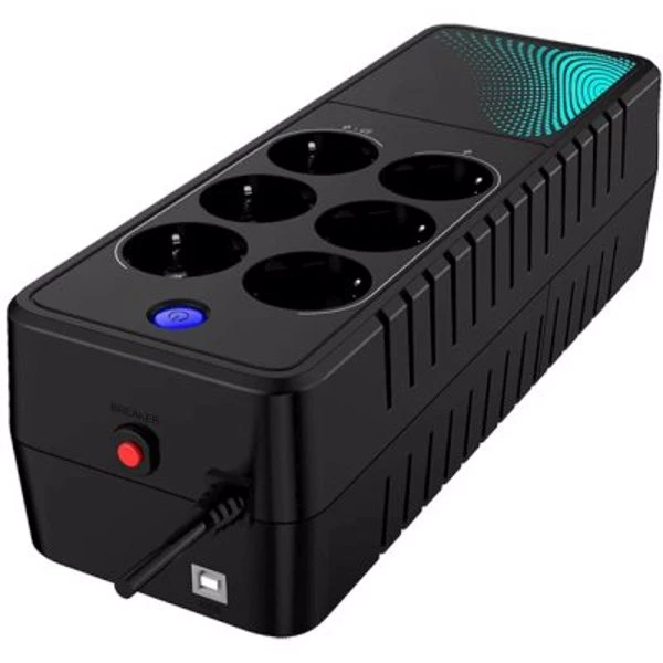 ИБП Источник бесперебойного питания CBR LGT-850H-6F-LDB