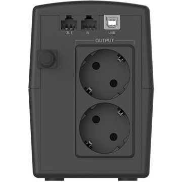 ИБП Источник бесперебойного питания CBR QTM-850T-2F-LCUC - фото 1