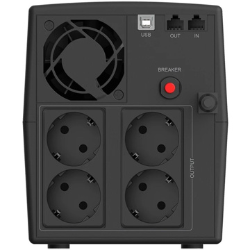 ИБП Источник бесперебойного питания CBR QTM-1500T-4F-LCUC - фото 1