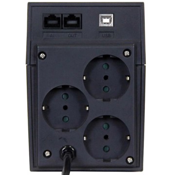 ИБП Источник бесперебойного питания PowerCom RPT-600AP-EURO - фото 2