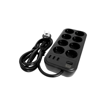 Сетевой фильтр PowerCom SP-08-USB03AB-1.8M - фото 1