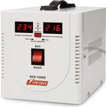 Стабилизатор напряжения PowerMan POWERMAN-AVS-1500D - фото