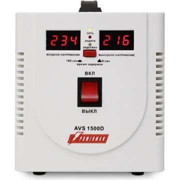 Стабилизатор напряжения PowerMan POWERMAN-AVS-1500D - фото 1