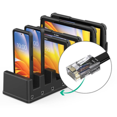 6-портовая док-станция с питанием и 6 портами Ethernet для планшетов и портативных устройств с IntelliSkin Zebra (3PTY-RAMGDSDOCK6G16PR)