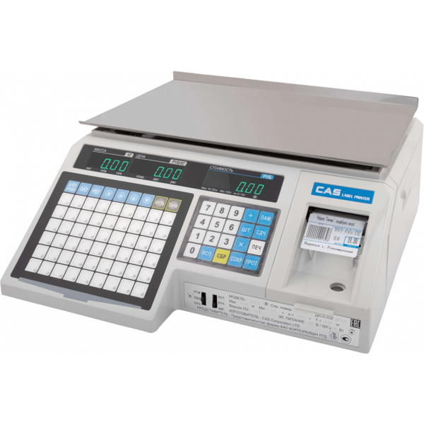 Весы с печатью этикеток CAS LP-06-(1.6)-Lan