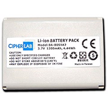 Дополнительный аккумулятор CipherLab KB1B371200005 1200 мАч, для терминалов 82XX  - фото