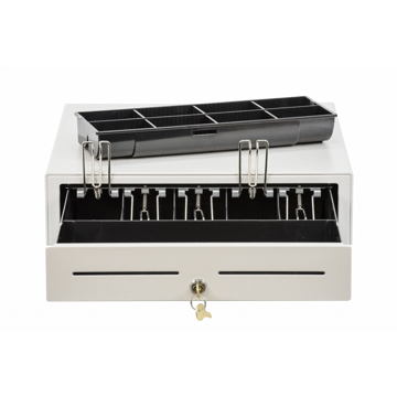 Денежный ящик АТОЛ CD-410-W белый, 24V, для Штрих-ФР (40219) - фото 2