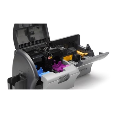 Принтер пластиковых карт Zebra Z71-000W0B00EM00 односторонний, цветной - фото 2