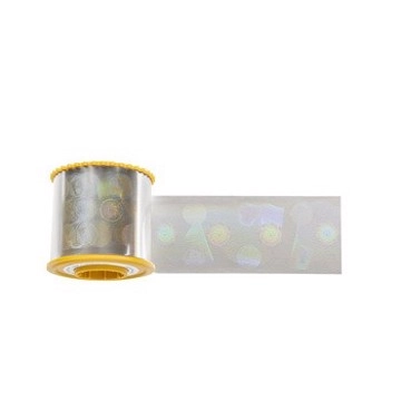 Лента ламинационная для ZXP7 1 mil, Bottom,Holographic Wallpaper, “Safe Globe” Design, 750 (800086-075) - фото