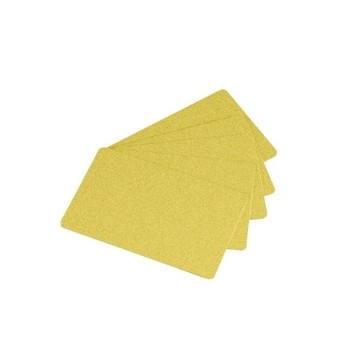 Пластиковые карты Zebra желтые, 30mil, 500 шт (104523-131) - фото