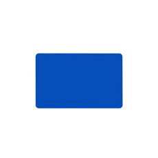 Пластиковые карты синие Zebra, 30mil, 500 шт (104523-134)