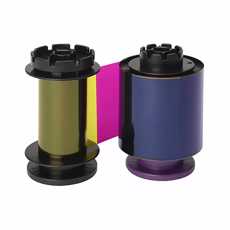 Цветная YMCK+К ретрансферная лента  (400 оттисков/ролик) (RT5F012NAA)