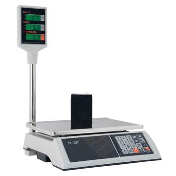 Торговые настольные весы MERTECH M-ER 327 ACP-32.5 "Ceed" LED Белые MER3031 - фото 6