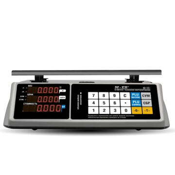 Торговые настольные весы MERTECH M-ER 328 AC-15.2 "TOUCH-M" LED MER3123 - фото 1