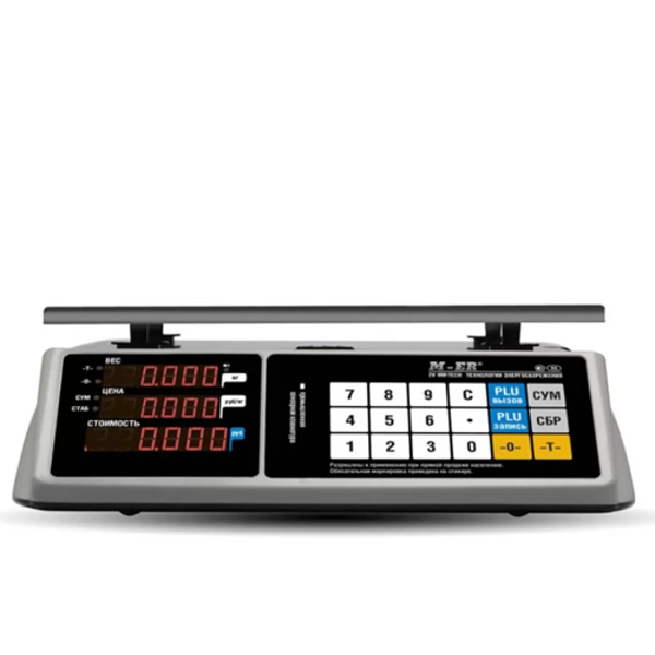 Торговые настольные весы MERTECH M-ER 328 AC-15.2 "TOUCH-M" LED MER3123