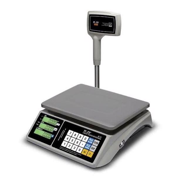 Торговые настольные весы MERTECH M-ER 328 ACPX-15.2 "TOUCH-M" LCD MER3125
