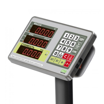 Торговые напольные весы MERTECH M-ER 335 ACPU-60.10 "TURTLE" LED MER3112 - фото 4