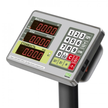 Торговые напольные весы MERTECH M-ER 335 ACP-300.50 "TURTLE" LED MER3116 - фото 1