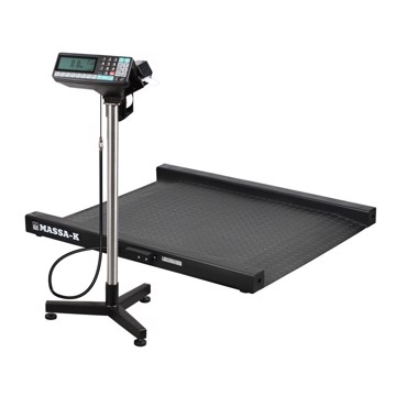 Весы платформенные с печатью этикеток МАССА-К 4D-LM-2-1000-RP (МК10635) - фото