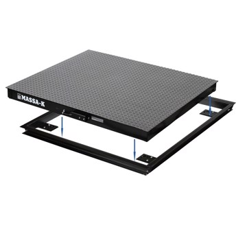 Весы платформенные с печатью чеков МАССА-К 4D-PMF-2-1500-RC (МК10546) - фото