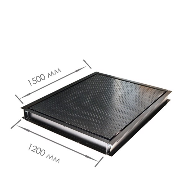 Весы платформенные с печатью этикеток МАССА-К 4D-PMF-3-1000-RL (МК10595)